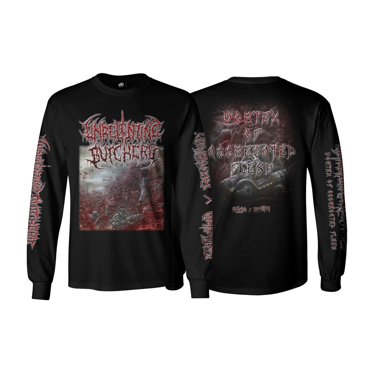 Unrelenting Butchery "Vortex Of Aggregated Flesh" Longsleeve