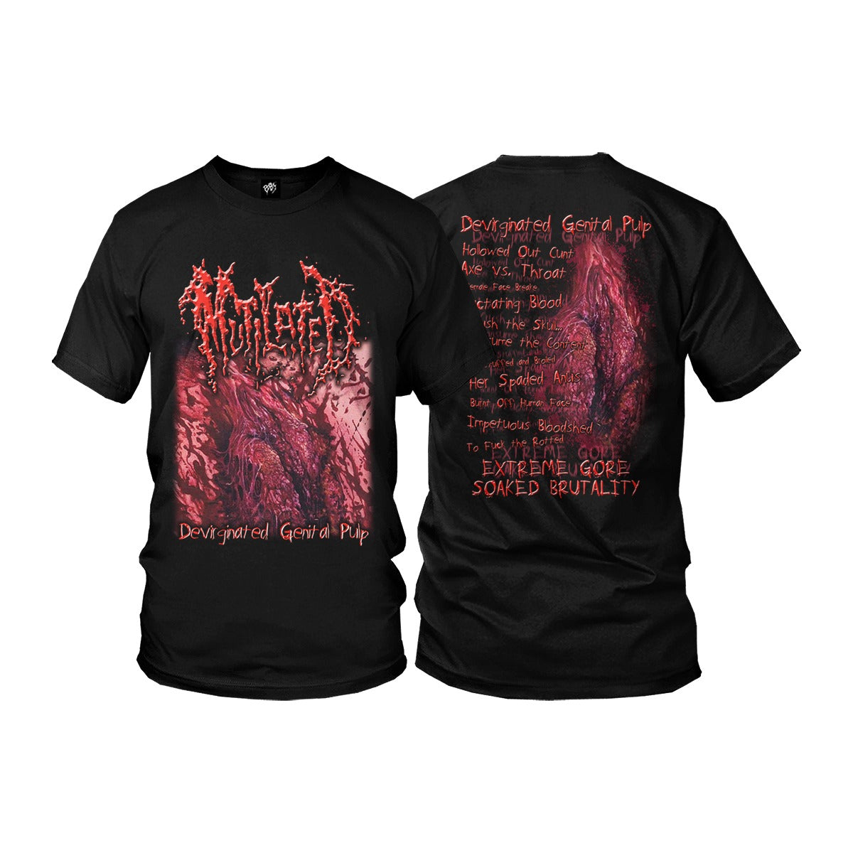 Mutilated "Devirginated Genital Pulp" T-Shirt