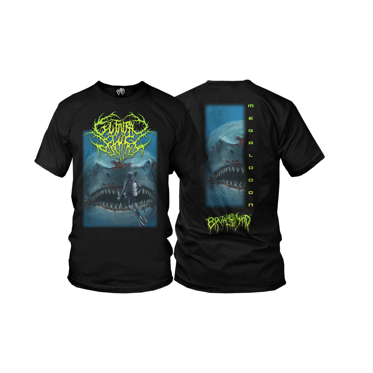 Guttural Slug "Megalodon - New Art" T-Shirt
