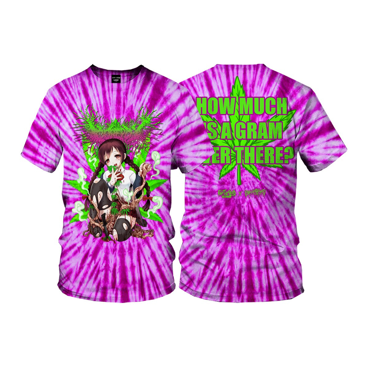 Gorepot "How Much Is A Gram Over There? (Tie Dye)" T-Shirt