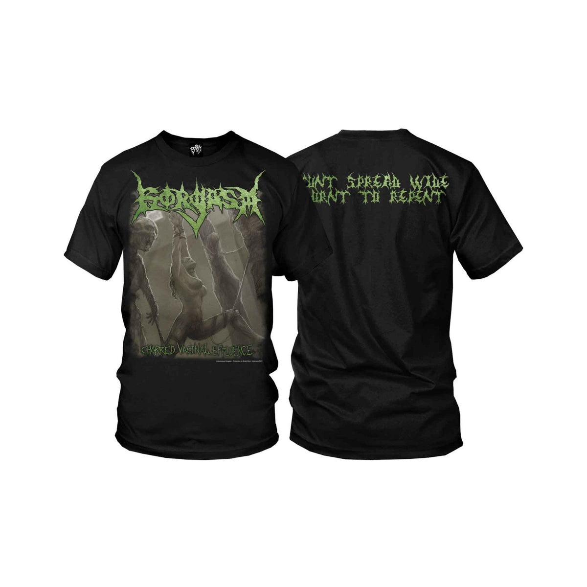 Gorgasm "Charred Vaginal Effluence" T-Shirt