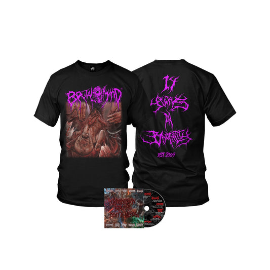 Brutal Mind "14 Years In Brutality" T-Shirt