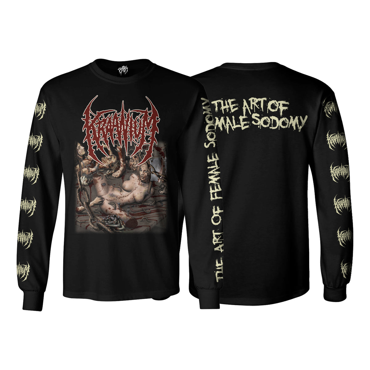 Kraanium "THE ART OF FEMALE SODOMY" Longsleeve