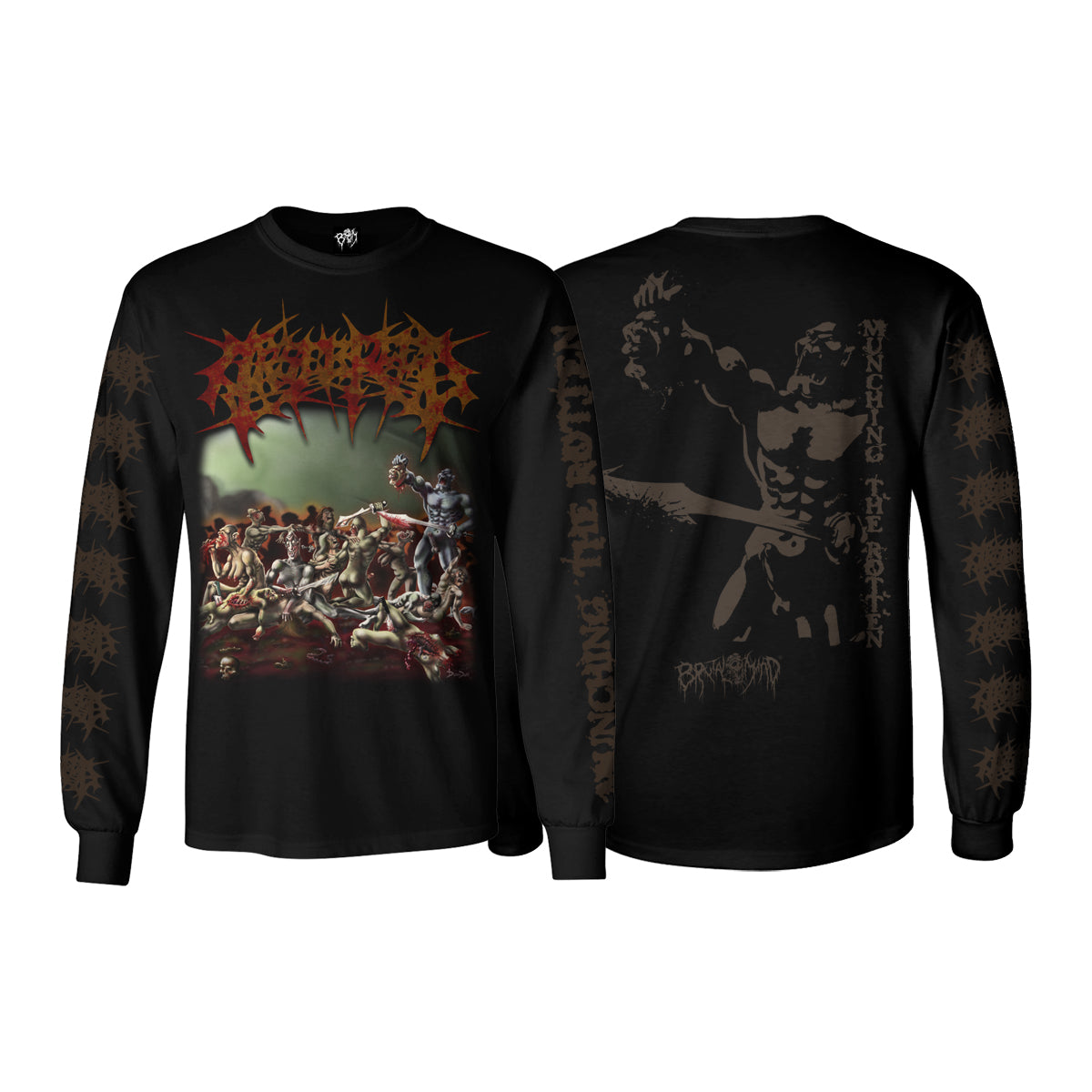 Arsebreed "MUNCHING THE ROTTEN" Longsleeve