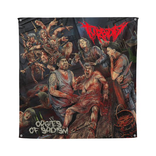 Turbidity "Orgies Of Sadism" Flag