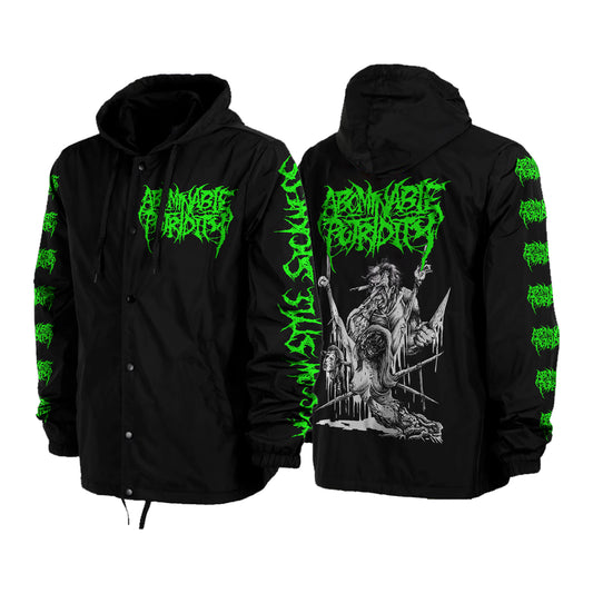 Abominable Putridity "MOSCOW STYLE SICKNESS - GREEN" Windbreaker